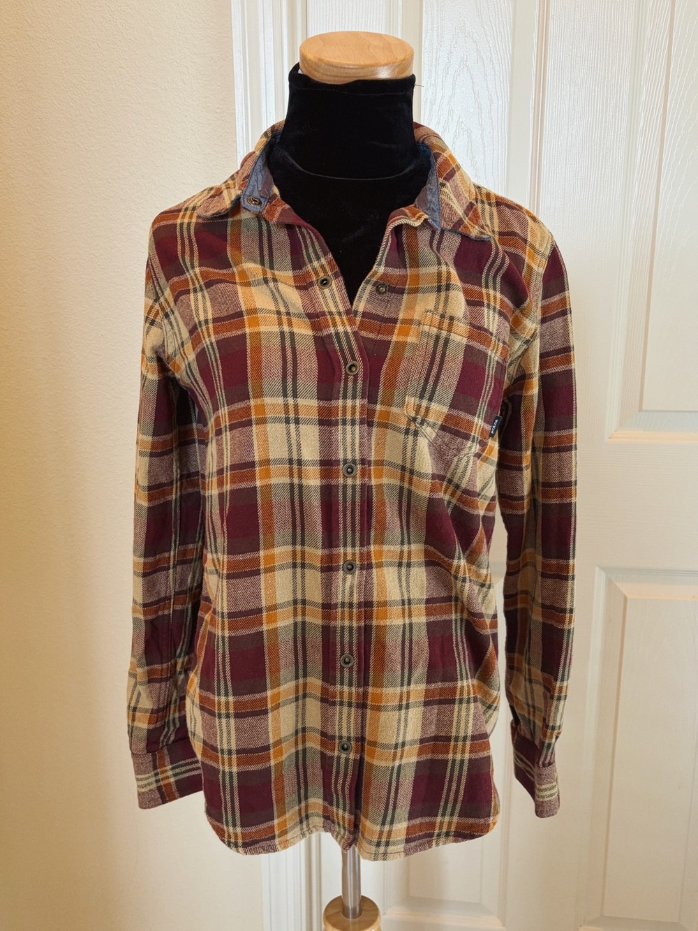 Prana women’s plaid flannel
